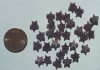 30 7mm Amethyst Fiber Optic Stars